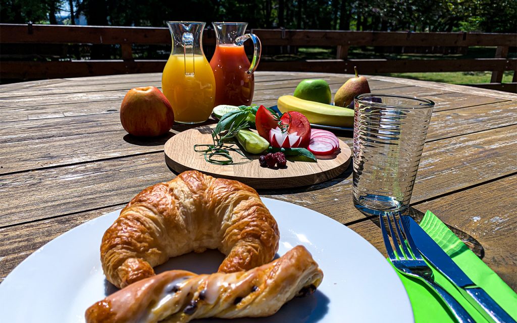 Frühstücken im Waldhotel